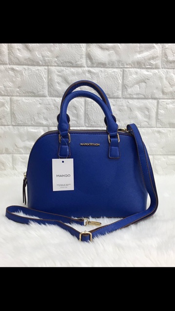 new-in-mango-alma-saffiano-bag-แท้-outlet