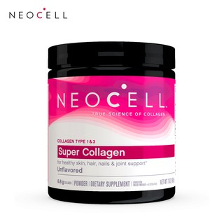 สินค้า NeoCell Super Collagen 6600mg Type 1&3 Non-GMO + Gluten นีโอเซลล คอลลาเจนลดริ้วรอยบำรุงผิวเล็บผมและกระดูก198g.x 1 กระปุก