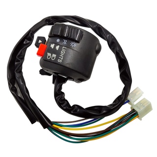 Motorcycle Handlebar Switch Assembly Left Turn Signal Horn Kill Start Light Choke Switch For 7/8&amp;quot; 22mm ATV/Quad