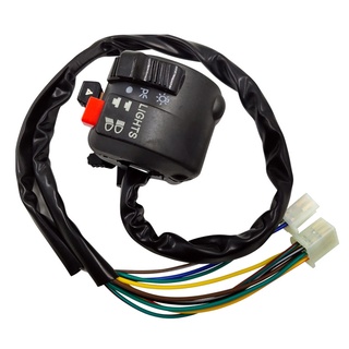 Motorcycle Handlebar Switch Assembly Left Turn Signal Horn Kill Start Light Choke Switch For 7/8&quot; 22mm ATV/Quad