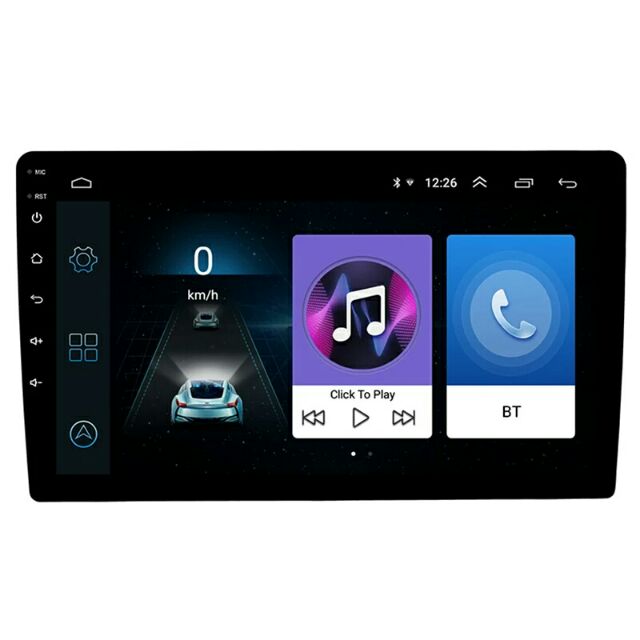 ภาพหน้าปกสินค้า2 Din Android 10 9 นิ้ว เครื่องเสียงรถยนต์ Quad Core Touch วิทยุ WIFI GPS จากร้าน rominkong บน Shopee