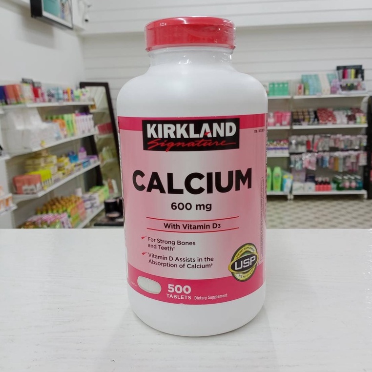 ลอตใหม่-exp03-2023-kirkland-calcium-600-mg-d3-500-tablets-วิตามินช่วยบำรุงกระดูกและฟัน-พร้อมวิตามิน-d3-ช่วยในการดูดซ