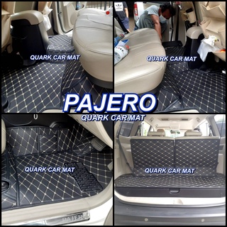 (🔥ฟรีแถม3) พรม6D PAJERO ปาเจโร่ 2006-2014 รุ่นหนา แท้ เต็มคัน ตรงรุ่น พร้อมส่งทุกสี