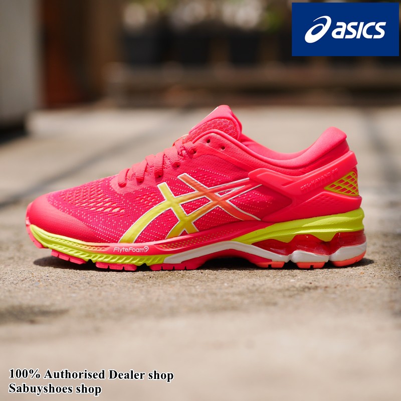 SALE 60 Asics GEL KAYANO 26 LASER PINK SOUR YUZU 1012A609 700 100 Shopee Thailand