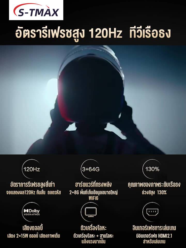 ทีวี-32-นิ้ว-ถูกๆ-ทีวี-43-นิ้ว-สมาร์ททีวี-android-tv-ราคาถูกๆ-smart-tv-โทรทัศน์-4k-uhd-led-เชื่อมต่อwifi-youtube-netflix