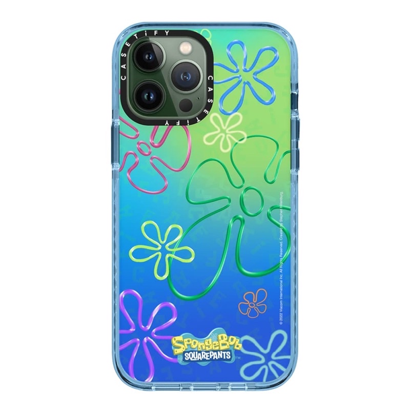 พร้อมส่ง-12-13promax-casetify-spongebob-bikini-bottom-floral-impact-case