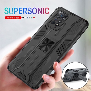 Car Magnetic Holder Armor Cover For Xiaomi Redmi Note 11 Pro Case Redme Note11 11S 4G 11Pro Plus 5G Stand Camera Protect Fundas