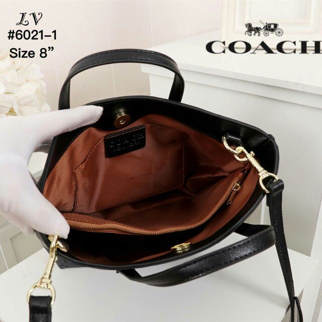 กระเป๋าแบรนด์เนม-coach-เกรด-พรีเมี่ยม-ถ่ายภาพจากของจริงทุกภาพ-size-8-นิ้ว-โดยประมาณ