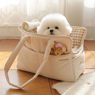 สินค้า กระเป๋าสัตว์เลี้ยงแบบเกาหลีกระเป๋าสุนัขขนาดเล็กแบบพกพาง่าย