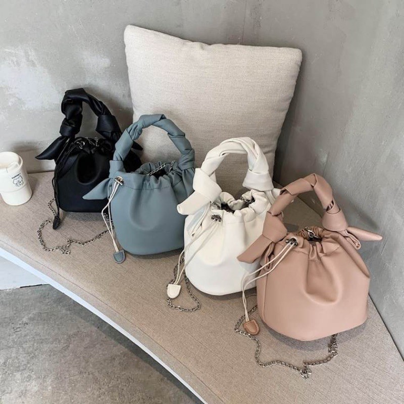 กระเป๋าทรงขนมจีบ กระเป๋าสะพายข้าง | Shopee Thailand