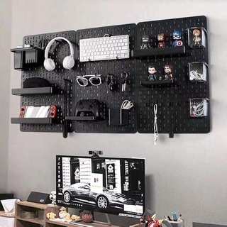 ภาพขนาดย่อของภาพหน้าปกสินค้าE MEIJIA Pegboard ชั้นวางของ ของแขวน ที่ใส่จดหมาย ไม้หนีบ ที่ใส่ของ สายรัด ตะขอ จากร้าน alihouse.th บน Shopee