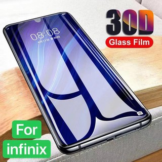 F ฟิล์มกระจกเต็มจอ infinix Hot 10 ฟิล์มกระจกนิรภัยเต็มจอ ฟิล์ม For Infinix Hot10 ฟิล์มกระจกกันกระแทก (ส่งจากไทย)