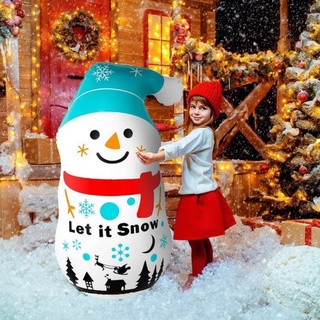 ของเล่นตุ๊กตาหิมะเป่าลม สําหรับตกแต่งสวน ทางเข้า ประตู คริสต์มาส