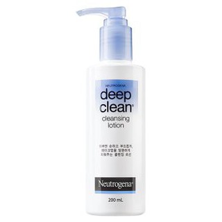 ❤️ไม่แท้คืนเงิน❤️ Neutrogena Deep Clean Cleansing Lotion 200 ml เมคอัพรีมูฟเวอร์ ขจัดคราบเครื่องสำอาง