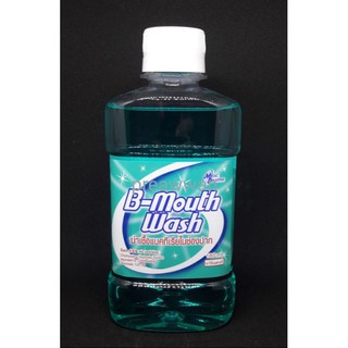 สินค้า B-MoutWash180ml(เซตละ3ขวด)ยาบ้วนปากน้ำสีฟ้า