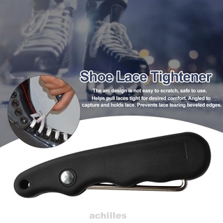 Practical Folding Portable Ergonomic Black For Figure Roller With Extended Hook Skate Lace Tightener