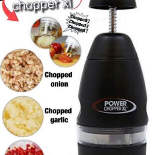 เครื่องสับอเนกประสงค์ power chopper xl เครื่องสับอเนกประสงค์ด้วยมือ ที่จะช่วยให้คุณสับหรือหั่นผักจนละเอียด