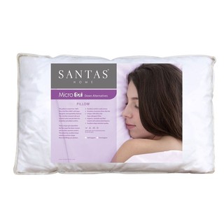 หมอนหนุน หมอนหนุน SANTAS MICROGEL FIRM หมอนหนุน หมอนข้าง ห้องนอน เครื่องนอน PILLOW 19X29 SANTAS