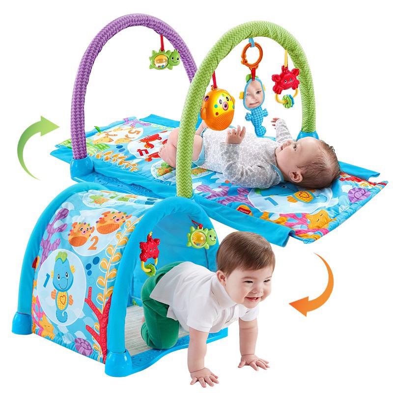 fisher-price-kick-n-crawl-musical-seahorse-gym-ฟิชเชอร์ไพร์ซ-เพลยิม-ของแท้-100