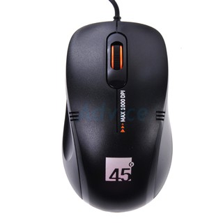 USB Optical Mouse 45 DEGREE (F-59) Black