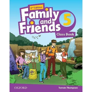 DKTODAY หนังสือแบบเรียน FAMILY &amp; FRIENDS 5:CLASS BOOK (2ED) 2019