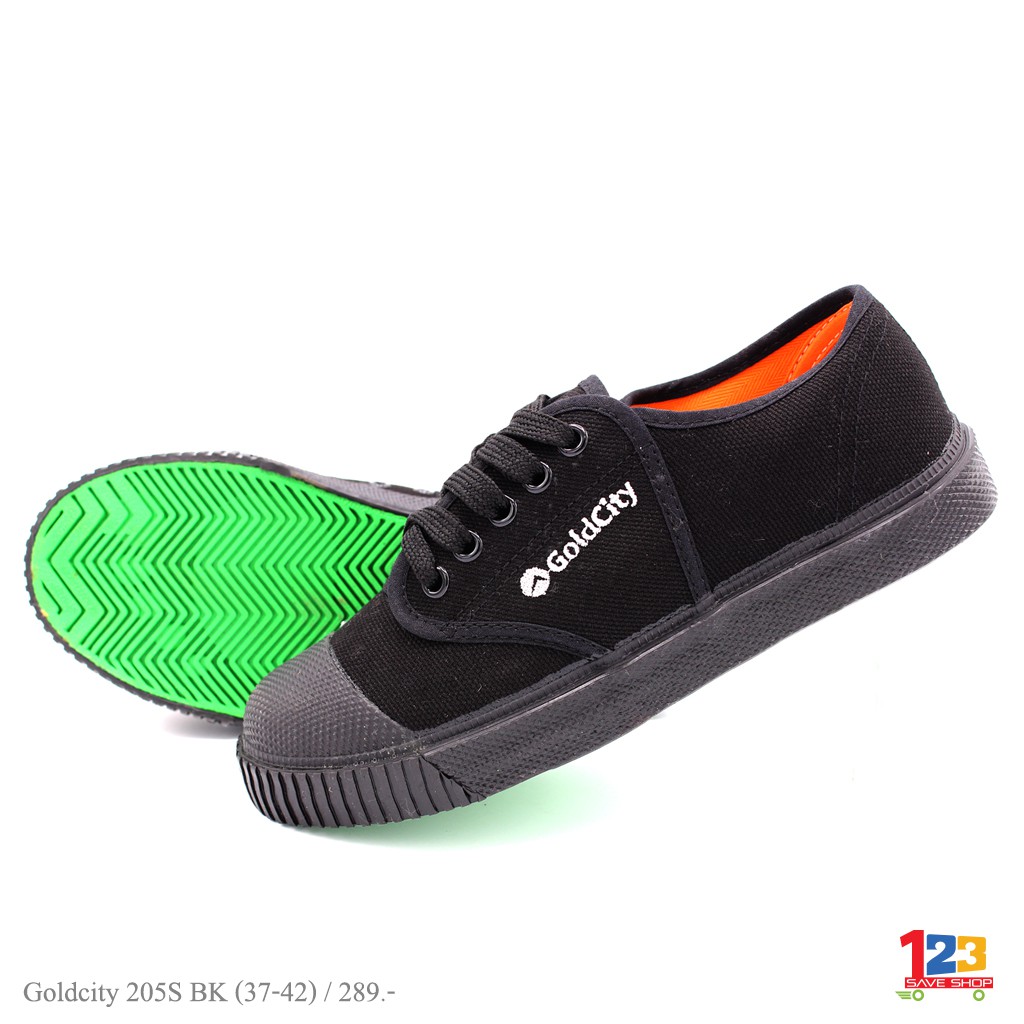รองเท้าผ้าใบนักเรียน-goldcity-205sไซส์-37-42