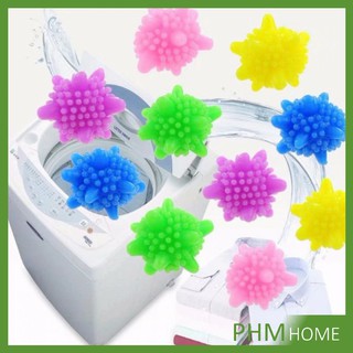 ลูกบอลซักผ้า ลูกบอลซักผ้า ลูกบอลซิลิโคนซักผ้า 1 Set 5 ลูก คละสี Small Washing Balls 1 Set 5 pcs