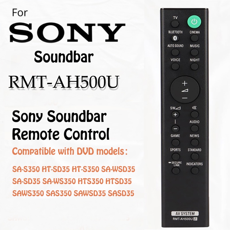 ใหม่-รีโมตคอนโทรล-rmt-ah500u-แบบเปลี่ยน-สําหรับ-sony-soundbar-sa-s350-ht-sd35-ht-s350-sa-wsd35-sa-sd35-sa-ws350