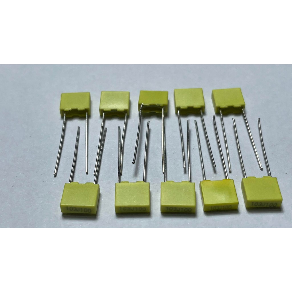 5และ10ตัว-เก็บประจุฟิล์มโพลีโพรพีลีน-capacitors-100v-คาปาซิเตอร์-10nf-12nf-15nf-22nf-33nf-47nf-82nf-100nf-ส่งด่วนจากไทย