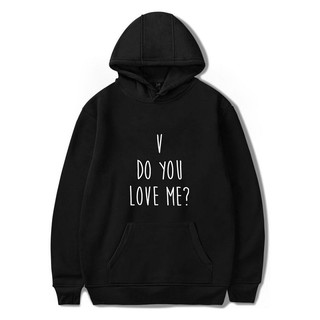 Alimoo เสื้อกันหนาวผ้าฝ้ายพิมพ์ลาย BTS Love Me 95 V สำหรับผู้ชาย XXS-4XL 517