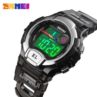 SKMEI Sport Kids Watch Girls Student Gifts Waterproof Alarm Clock Stopwatch Timing Watch LED Luminous Digital