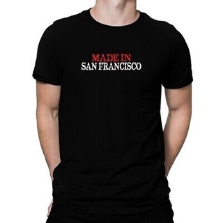 พร้อมส่ง เสื้อยืดคอกลม แขนสั้น ผ้าฝ้าย 100% พิมพ์ลาย Made in San Francisco หลากสี แฟชั่นฤดูร้อน สําหรับผู้ชายS-5XL