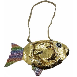 ภาพหน้าปกสินค้าPINK PVSSY กระเป๋าสะพาย รูปปลา วิบวับ ปักเลื่อมทั้งใบ กระเป๋า ปลา แฟนซี ปาร์ตี้ ปลาทอง เลื่อม สีทอง ที่เกี่ยวข้อง