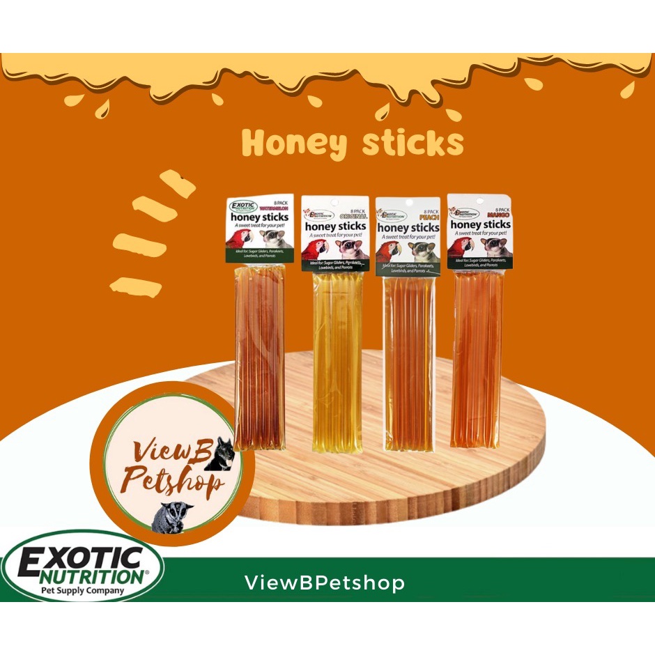 [Exotic Nutrition] Honey Sticks ขนมน้ำผึ้งแบบแท่ง 4 รสชาติ 40 กรัม