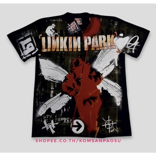 T-shirt  เสื้อวง linkinpark OVP เสื้อยืดวงร็อค linkinpark ( ป้าย the roxx )S-5XL