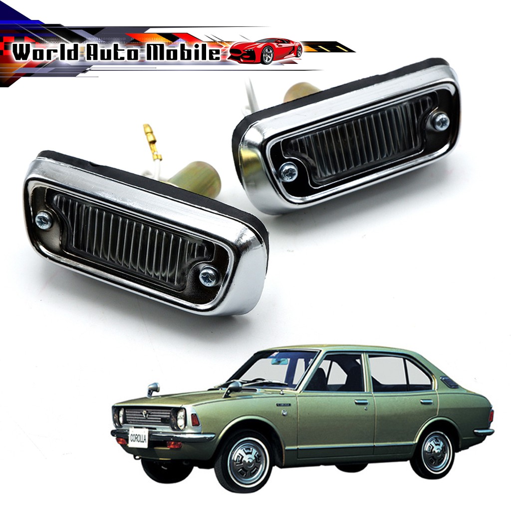 ไฟแก้ม เลนส์ใส ซ้าย+ขวา Toyota Corolla Ke20 TE21 KE25 KE26 ปี 1970 ...