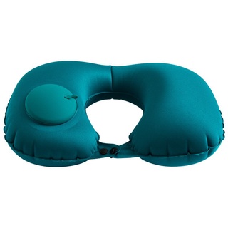 【บลูไดมอนด์】U-Shape Travel Pillow For Airplane Inflatable Neck Pillow Travel Accessories Comfortable Sleep Pillows Drops