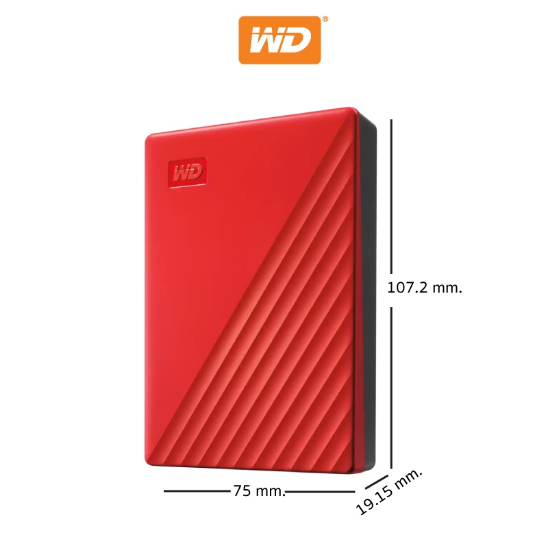 ภาพสินค้าWestern Digital HDD 2 TB External Harddisk ฮาร์ดดิสพกพา รุ่น My Passport ความจุ WD 2 TB USB 3.2 Gen 1 จากร้าน wd_thailand บน Shopee ภาพที่ 8