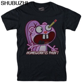 HAPPY TREE FRIENDS เสื้อยืด ลาย Toothy Lumpy Petunia Nutty Sniffles FlippyS-5XL