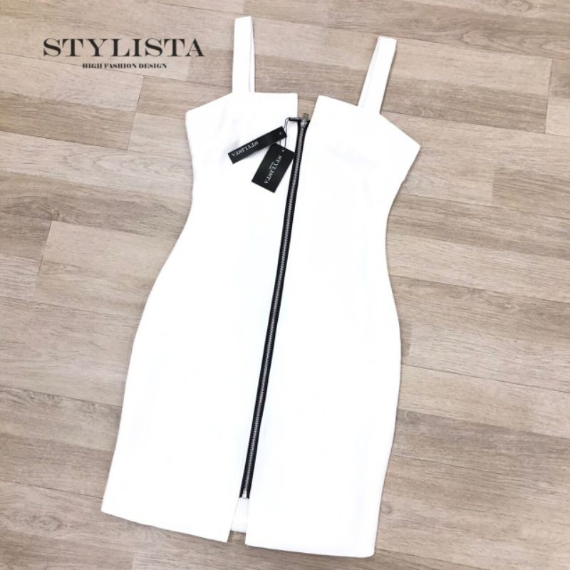 stylista-มินิเดรสซิปหน้า