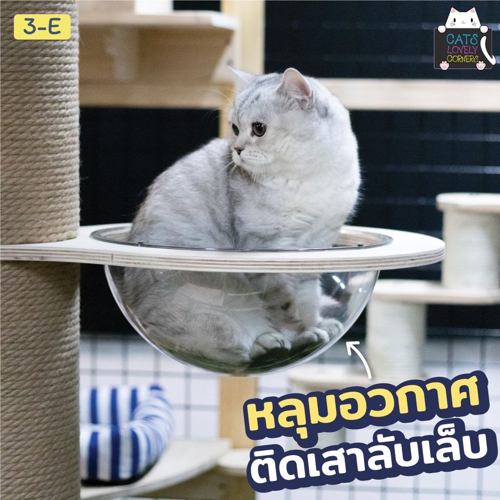 กรงแมว-บ้านแมว-รุ่น3-e-อุปกรณ์ครบ-กรงแมวกว้างใหญ่-ราคาพิเศษ