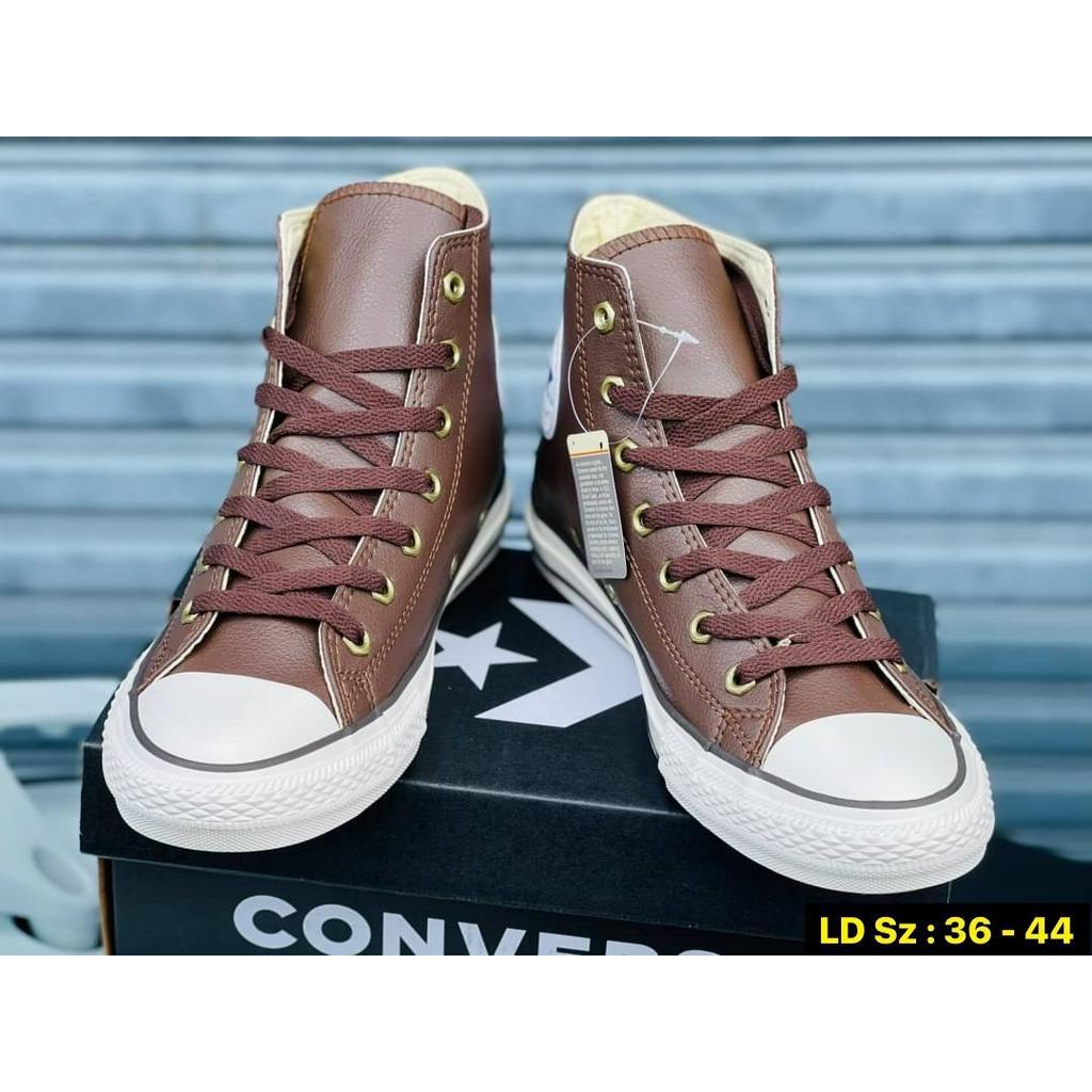 converse-หนัง-รองเท้าผ้าใบผูกเชือกแบบหุ้มข้อพร้อมกล่อง