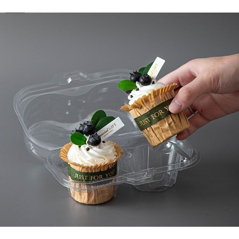กล่องคัพเค้ก-กล่องขนม-กล่องเค้ก-กล่องคัพเค้กเดี่ยว-กล่องมัฟฟิน-กล่องขนมพลาสติก-กล่องพลาสติก-มี-2-ขนาด-แพค-25-ชิ้น