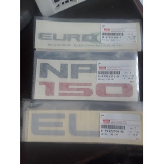 ภาพหน้าปกสินค้าสติ๊กเกอร์ \"ELF\" /NPR/EURO 3 แท้ 3 ชิ้นนี้ 155 บาท - ได้อย่างละชิ้น ใส่ NPR150 แท้ ซึ่งคุณอาจชอบราคาและรีวิวของสินค้านี้