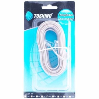 สินค้า สาย โทรศัพท์ Toshino รุ่น JJ-5 (5M)