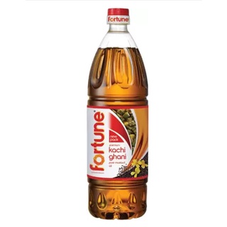 Fortune Kachi Ghani Mustard Oil 500ml.. ( น้ำมันซาร์โซ ) Exp. 09/05/2022