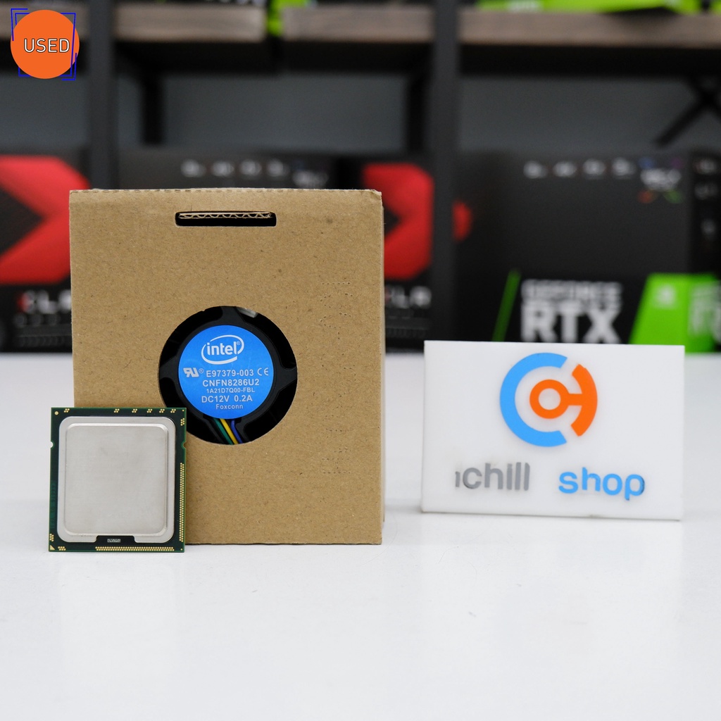 CPU (ซีพียู) INTEL I7-920 2.66GHz + ซิงค์พัดลม (กล่องน้ำตาล) P11316 ...
