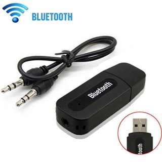 SABUY 3.5มิลลิเมตรแจ็ค USB บลูทูธ AUX ไร้สายเครื่องเสียงรถยนต์รับ A2DP เพลงรับอะแดปเตอร์สำหรับ Android IOS โทรศัพท์มือถือ