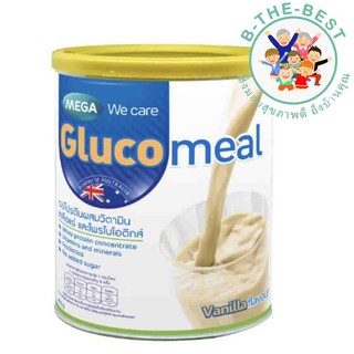 Mega GlucoMeal 400 g เวย์โปรตีนผสมวิตามิน เกลือแร่ และโพรไบโอติกส์ กลิ่นวานิลลา ol00059