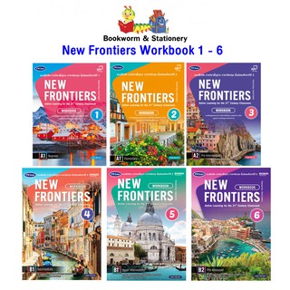 หนังสือ แบบฝึกหัด ระดับชั้นมัธยม New Frontiers Workbook 1 - 6 พว.